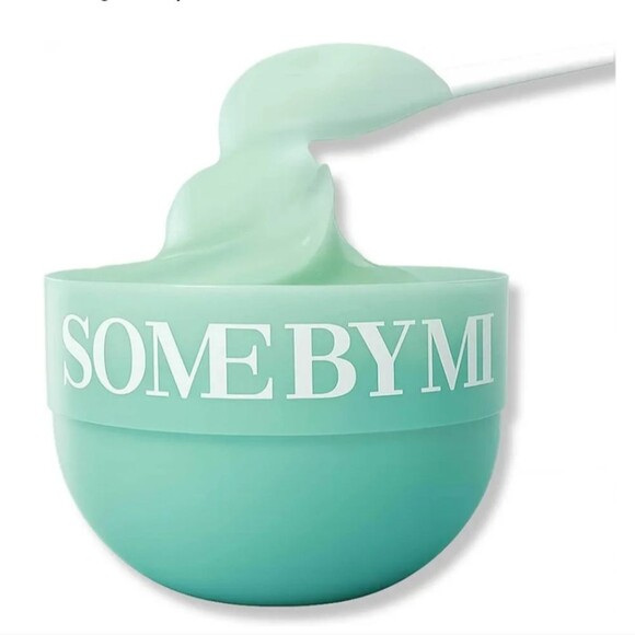 SOME BY MI NEW Spirulina PDRN Soothing Sherbet Mask Cooling Wash Off Vegan Korea - Picture 1 of 4